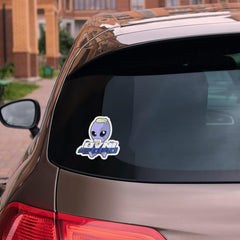 LA ZONE - AUTOCOLLANT OVNI À BORD