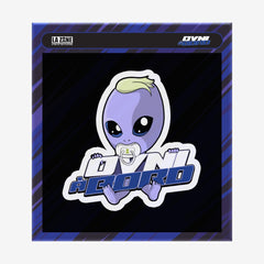 LA ZONE - AUTOCOLLANT OVNI À BORD