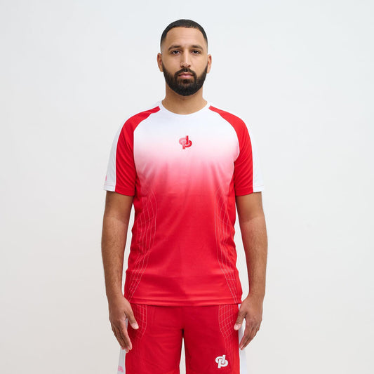 ENSEMBLE T-SHIRT + SHORT RED SUNSET - SUMMER 25